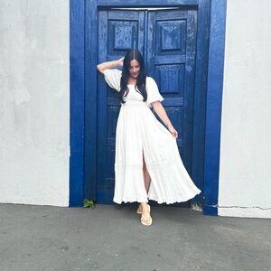 Chic White Maxi Dress for Women